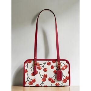 NWT Coach CZ494 Leather Cherry Swing Zip Shoulder Bag